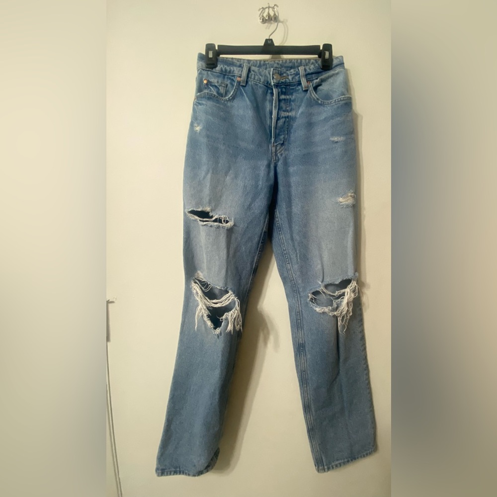 H&M 90s Boyfriend Jean High Waist Size 0
